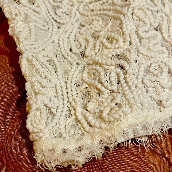 Lace Cropped Wedding Top - Picture 2 of 3